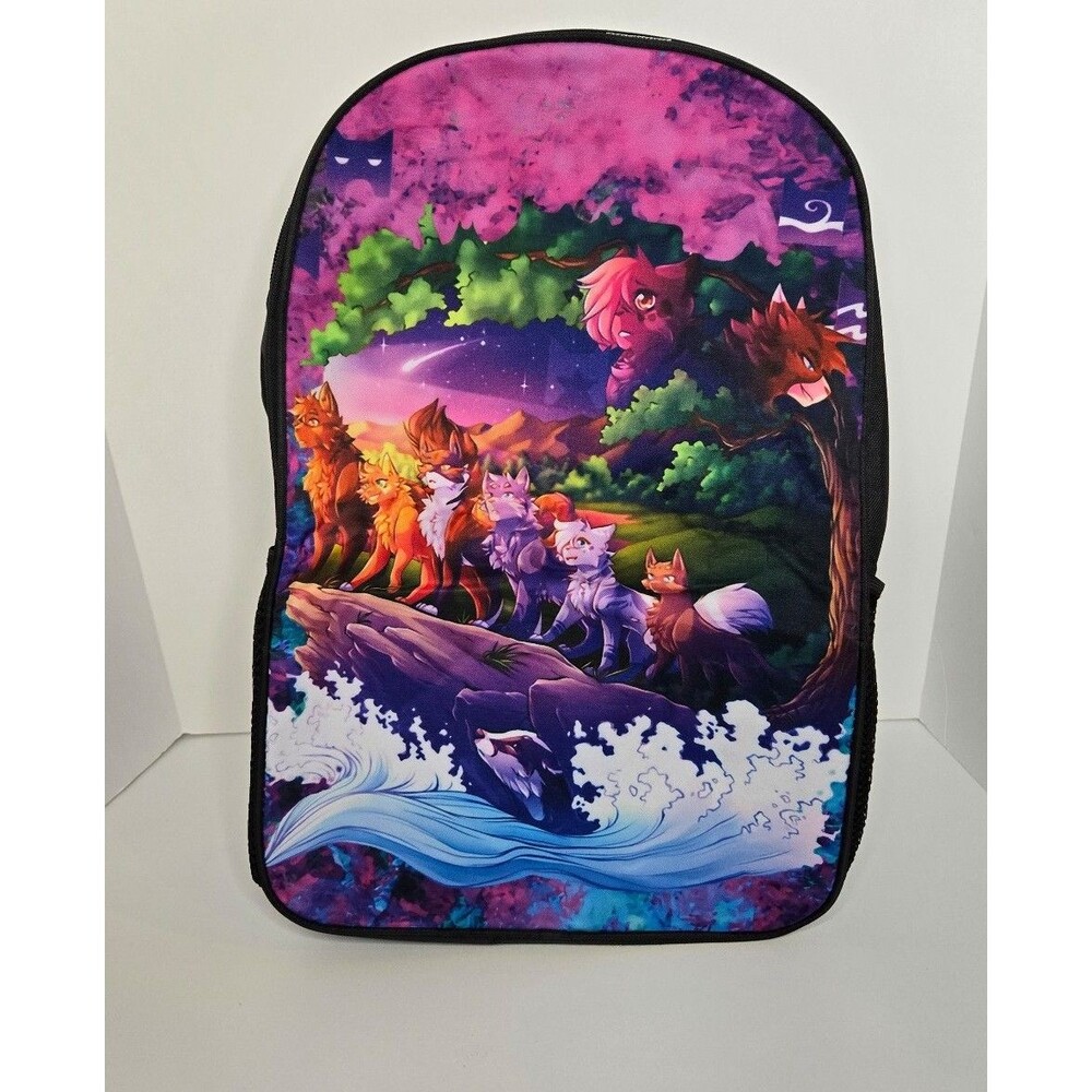 Warrior Cats Backpack Fantasy Art Anime Style